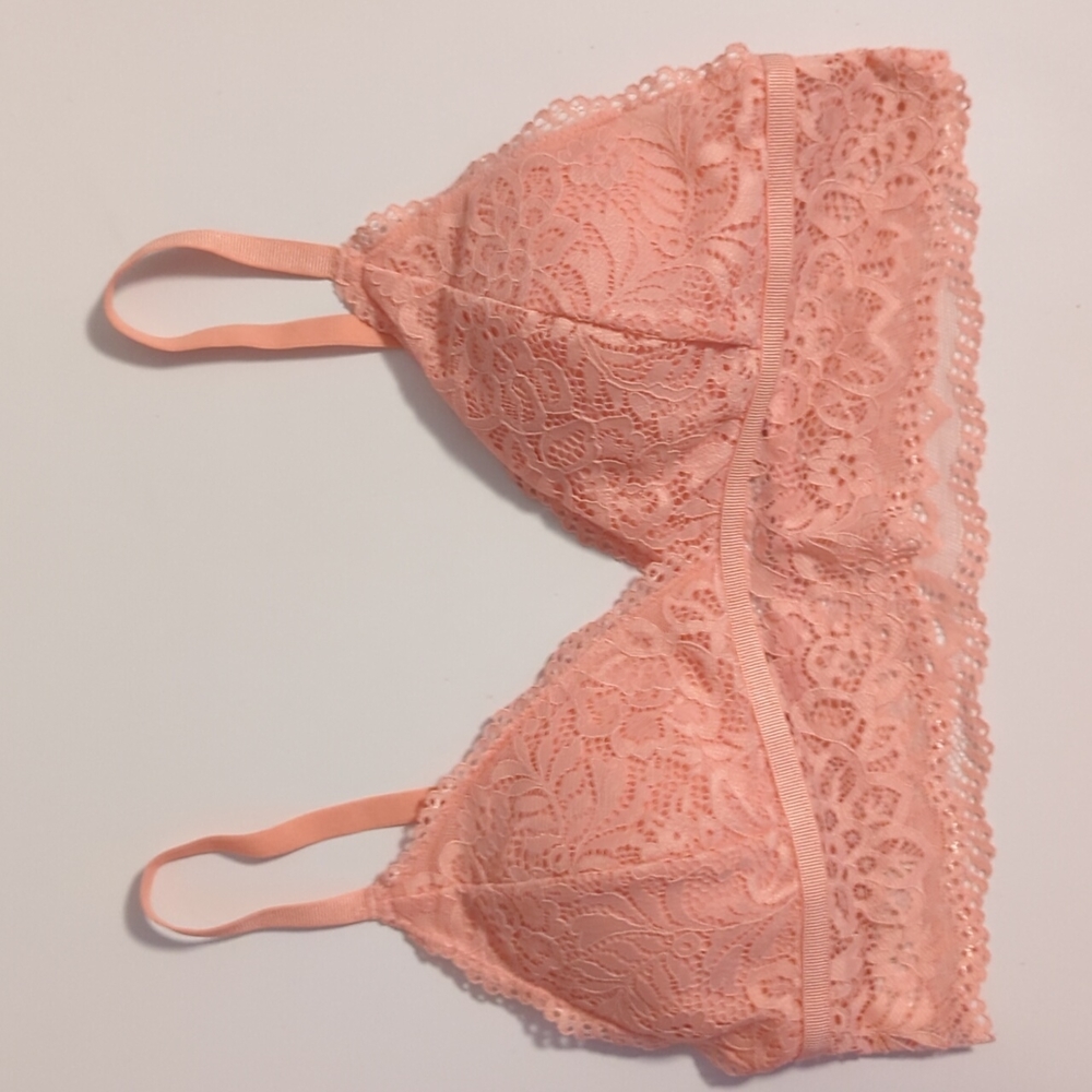 Bralette Size Large Peach